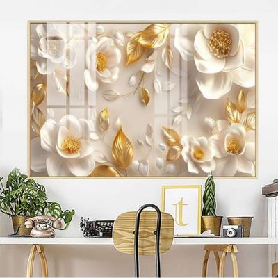 File tranh PSD File gốc in bộ tranh decor treo tường đẹp hoa 5d DC3658 chất lượng cao
