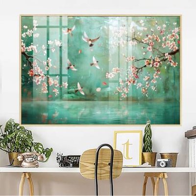 Tải file File gốc in bộ tranh decor treo tường đẹp hoa 5d DC3669 (PSD) cho in tranh kính