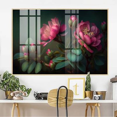 File tranh gốc File gốc in bộ tranh decor treo tường đẹp hoa 5d DC3672 (bản quyền) Filetranh.com