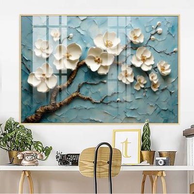 File ảnh File gốc in bộ tranh decor treo tường đẹp hoa 5d DC3732 (gốc) in standee