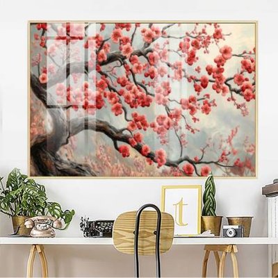 File ảnh File gốc in bộ tranh decor treo tường đẹp hoa 5d DC3743 (gốc) cho trang trí nội thất
