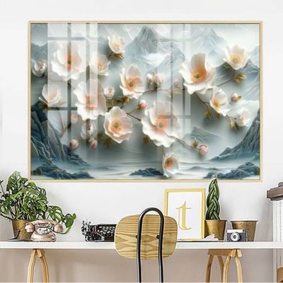 Tải xuống file tranh gốc File gốc in bộ tranh decor treo tường đẹp hoa 5d DC3774 (PSD/TIFF)