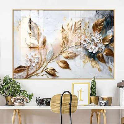 Hình ảnh file gốc in trần nhà File gốc in bộ tranh decor treo tường đẹp hoa 5d DC3794