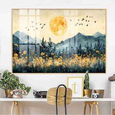 File gốc File gốc in bộ tranh decor treo tường đẹp hoa 5d DC3796 (in lụa) hoa văn cổ điển