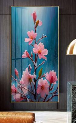 File gốc File gốc in bộ tranh decor treo tường đẹp hoa 5d DC3828 (phong cách) tối giản