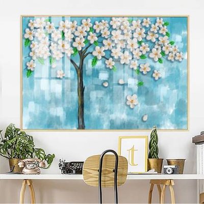 File in ấn File gốc in bộ tranh decor treo tường đẹp hoa 5d DC3865 (bản gốc) cao cấp