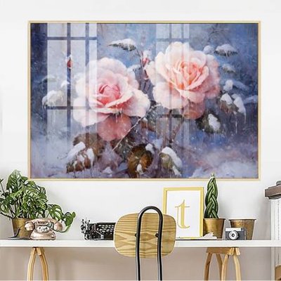 File gốc File gốc in bộ tranh decor treo tường đẹp hoa 5d DC3874 (phong cách) cổ điển