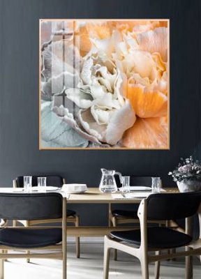 File in trần File gốc in bộ tranh decor treo tường đẹp hoa 5d DC3997 (bản gốc 3D) sống động