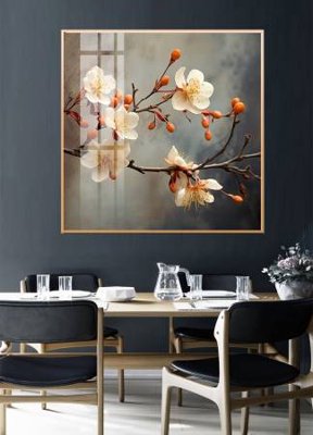 File tranh quảng cáo File gốc in bộ tranh decor treo tường đẹp hoa 5d DC4001 (file gốc) chuyên nghiệp