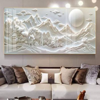 File gốc File gốc in bộ tranh decor treo tường đẹp hoa 5d DC4026 (in tráng gương) sang trọng