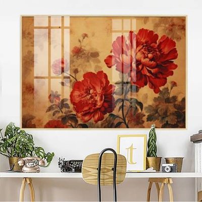 File tranh File gốc in bộ tranh decor treo tường đẹp hoa 5d DC4029 (gốc) chủ đề thiên nhiên