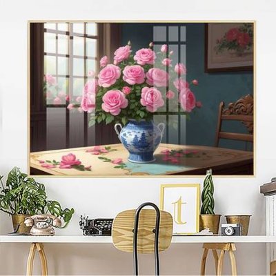 Ảnh gốc File gốc in bộ tranh decor treo tường đẹp hoa 5d DC4033 (siêu chi tiết) để in ấn