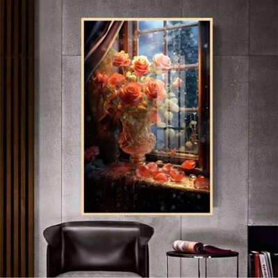 Tải về file gốc File gốc in bộ tranh decor treo tường đẹp hoa 5d DC4042 (dùng cho in quảng cáo)