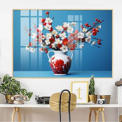 File in trần File gốc in bộ tranh decor treo tường đẹp hoa 5d DC4118 (bản gốc) phong cảnh