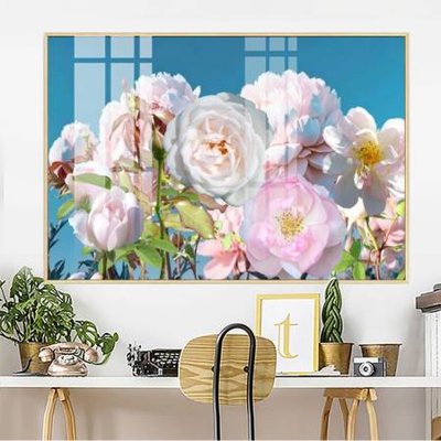 Ảnh gốc File gốc in bộ tranh decor treo tường đẹp hoa 5d DC4119 (độ nét cao) in tráng gương