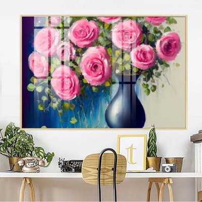 File ảnh File gốc in bộ tranh decor treo tường đẹp hoa 5d DC4135 (gốc) dùng in Pano