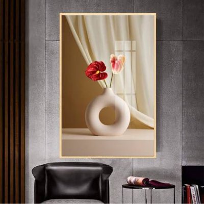 File ảnh gốc File gốc in bộ tranh decor treo tường đẹp hoa 5d DC4144 không vỡ nét