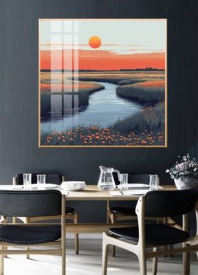 Mua file gốc File gốc in bộ tranh decor treo tường đẹp hoa 5d DC4168 (in ấn) tại Filetranh.com