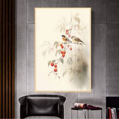 File tranh File gốc in bộ tranh decor treo tường đẹp hoa 5d DC4198 (bản gốc) treo tường