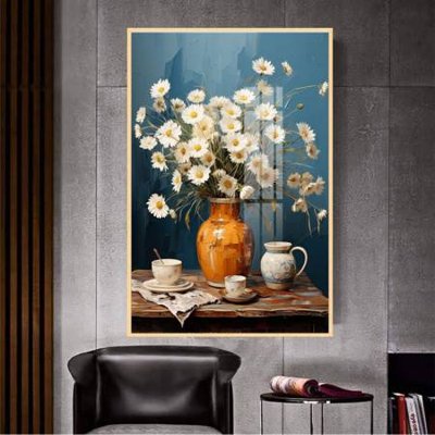 File tranh gốc File gốc in bộ tranh decor treo tường đẹp hoa 5d DC4218 (bản quyền) file PSD