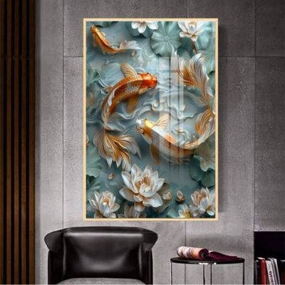 File tranh File gốc in bộ tranh decor treo tường đẹp hoa 5d DC4292 (bản gốc) treo tường