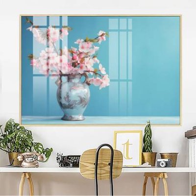 File gốc File gốc in bộ tranh decor treo tường đẹp hoa 5d DC4305 (in tráng gương) hiện đại