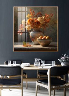 File gốc File gốc in bộ tranh decor treo tường đẹp hoa 5d DC4318 (in 3D) cho trang trí