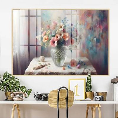Download file File gốc in bộ tranh decor treo tường đẹp hoa 5d DC4321 (gốc) in mica đèn LED