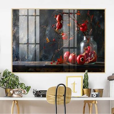 File gốc File gốc in bộ tranh decor treo tường đẹp hoa 5d DC4334 (in lụa) tranh phong thủy