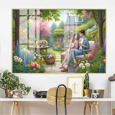 Download file File gốc in bộ tranh decor treo tường đẹp hoa 5d DC4371 (gốc) in mica đèn LED