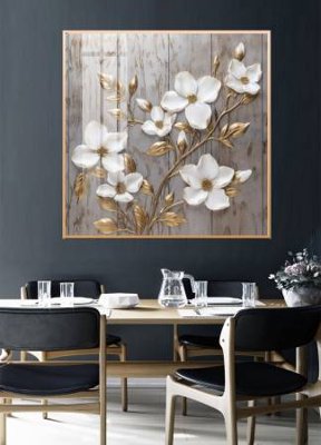 Tải file File gốc in bộ tranh decor treo tường đẹp hoa 5d DC4393 (gốc) in trên mọi chất liệu