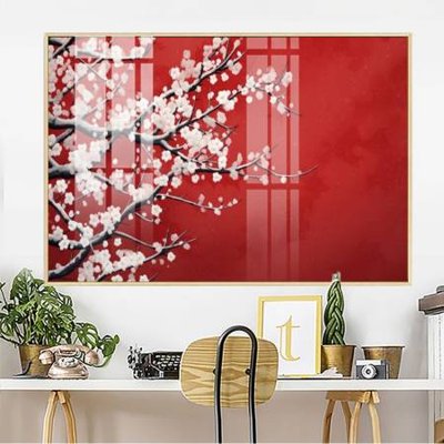 File gốc File gốc in bộ tranh decor treo tường đẹp hoa 5d DC4490 (in lụa) trang trí tường