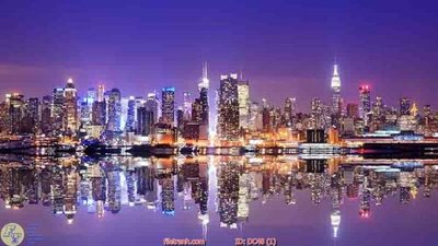 File ảnh Tranh thành phố đêm DC48 (gốc) trang trí khách sạn