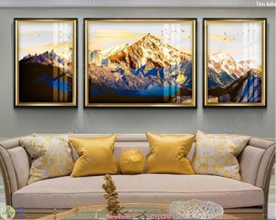 File in trần Tranh treo hiện đại DC546 (bản gốc 3D) sống động