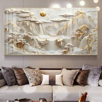 File gốc File gốc file tranh phù điêu 5d treo tường cực đẹp DK4582 (in tráng gương) ốp tường