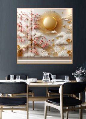 File tranh File gốc file tranh phù điêu 5d treo tường cực đẹp DK4613 (ảnh gốc) in trần xuyên sáng