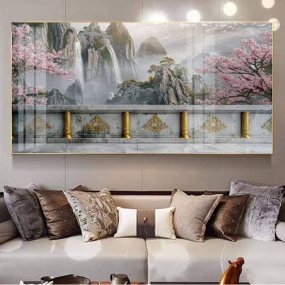 File gốc File gốc file tranh phù điêu 5d treo tường cực đẹp DK4616 (in lụa) tranh phong thủy