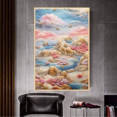 Download file gốc File gốc file tranh phù điêu 5d treo tường cực đẹp DK4682 (in mica) trong suốt