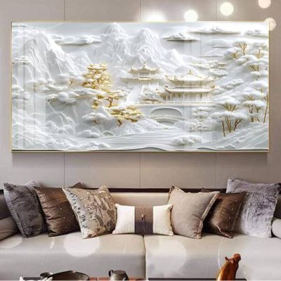 File gốc File gốc file tranh phù điêu 5d treo tường cực đẹp DK4705 (AI/EPS) cho in ấn