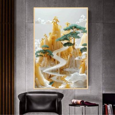 Tải file gốc File gốc file tranh phù điêu 5d treo tường cực đẹp DK4707 dùng cho in ấn