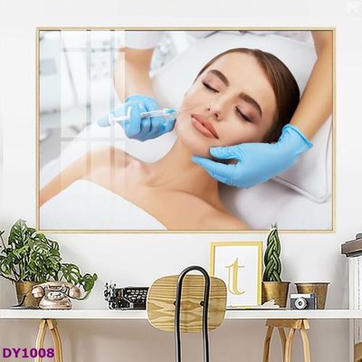 File tranh Tranh trang trí đông y dưỡng sinh spa môi mi DY1008 (bản gốc) in canvas