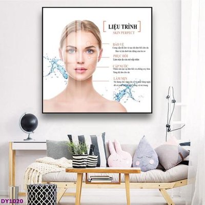 File in mica Tranh trang trí đông y dưỡng sinh spa môi mi DY1020 (ảnh gốc) đẹp