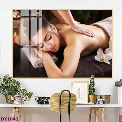 File in mica Tranh trang trí đông y dưỡng sinh spa môi mi DY1042 (ảnh gốc) đẹp