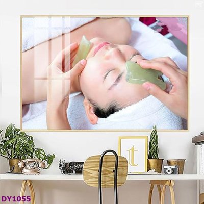 File ảnh Tranh trang trí đông y dưỡng sinh spa môi mi DY1055 (gốc) in biển hiệu