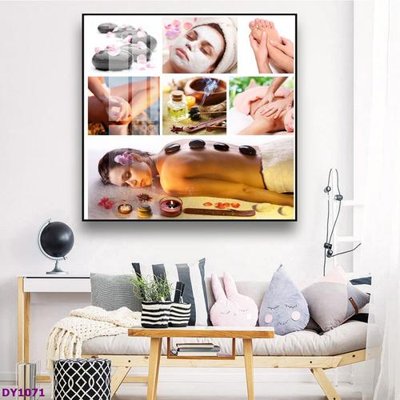 File in ấn Tranh trang trí đông y dưỡng sinh spa môi mi DY1071 chuyên nghiệp