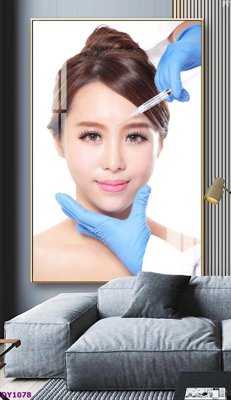 File tranh Tranh trang trí đông y dưỡng sinh spa môi mi DY1078 (ảnh gốc) độc quyền