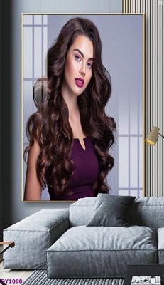 File in ấn Tranh trang trí đông y dưỡng sinh spa môi mi DY1088 chuyên nghiệp