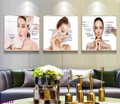Cung cấp file tranh gốc Tranh trang trí đông y dưỡng sinh spa môi mi DY1112 độc quyền