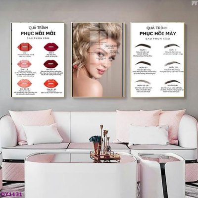 File tranh gốc Tranh trang trí đông y dưỡng sinh spa môi mi DY1131 (bản quyền) độc đáo