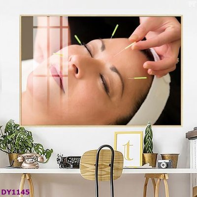 File tranh Tranh trang trí đông y dưỡng sinh spa môi mi DY1145 (ảnh gốc) độ nét vượt trội